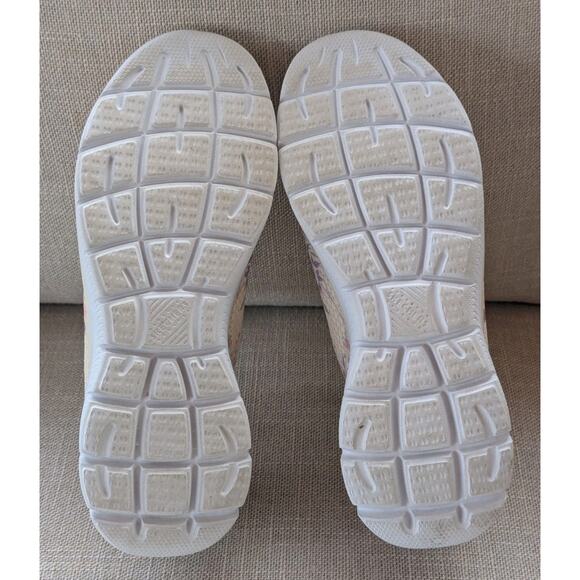 Skechers Women's Summit Slip-Ins Memory Foam Wide Fit Size 7 White Pink Floral - Picture 9 of 9